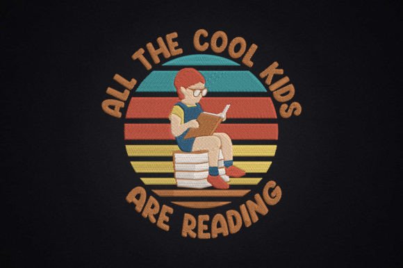 All the Cool Kids Are Reading Book Retro