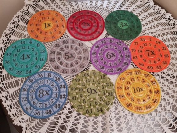 Multiplication Wheels 11x - 20x
