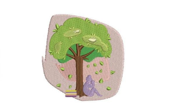 Reading Under a Tree