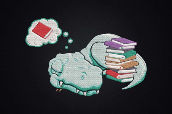 T Rex Dinosaur Loves Reading Books